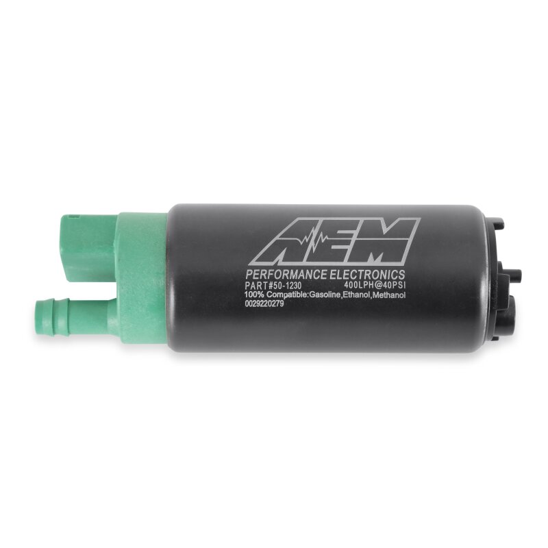 AEM 400 LPH High Flow In-Tank Fuel Pump Kit - Double Barb - Ethanol Compatible - 50-1230