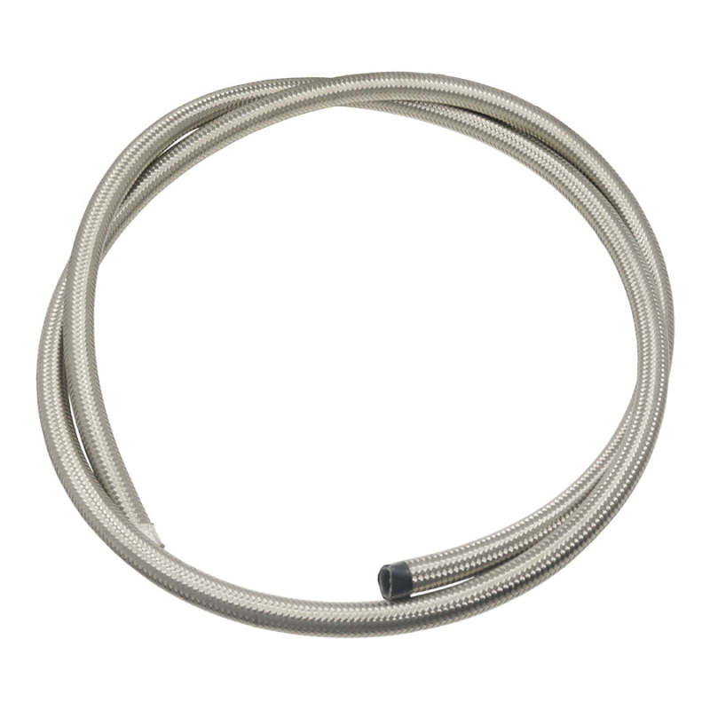 DeatschWerks 10AN Stainless Steel Double Braided CPE Hose - 6ft - 6-02-0814-6