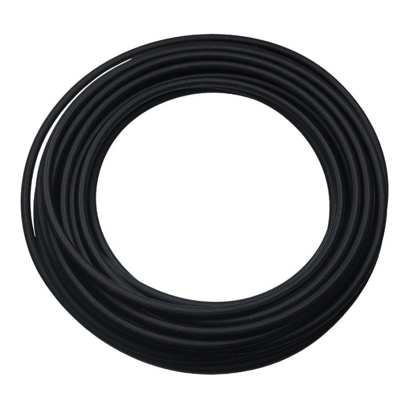 DeatschWerks 8AN Black Nylon Braided CPE Hose - 50ft - 6-02-0816-50