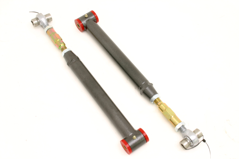 BMR 82-02 Lower control arms DOM on-car adj poly/rod end combo Black Hammertone 3rd/4th Gen F-bod - TCA004H