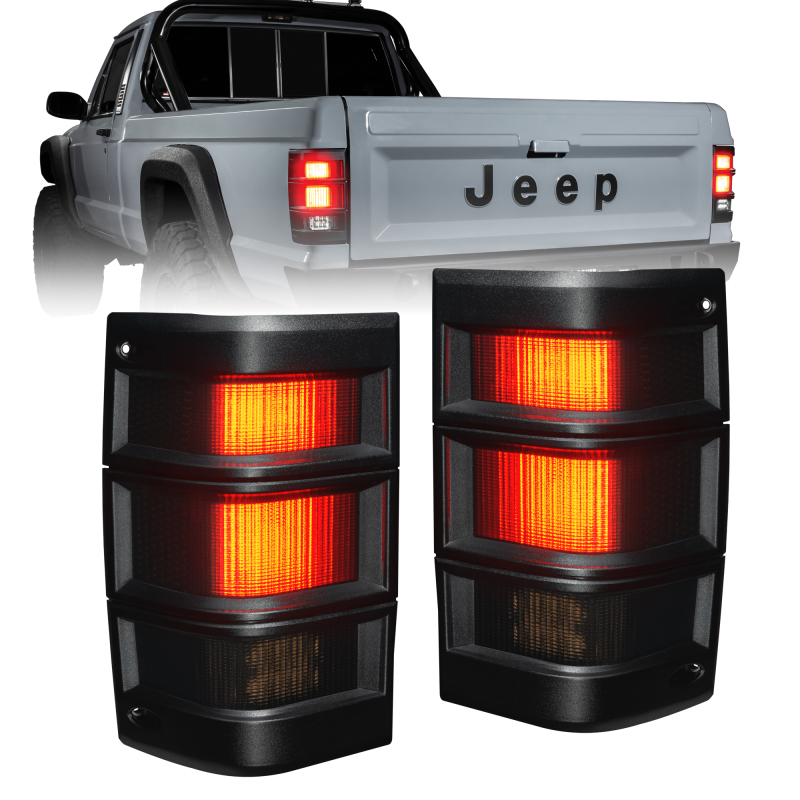 ORACLE Lighting Jeep Comanche MJ LED Tail Lights - Tinted Lens - 5909-020