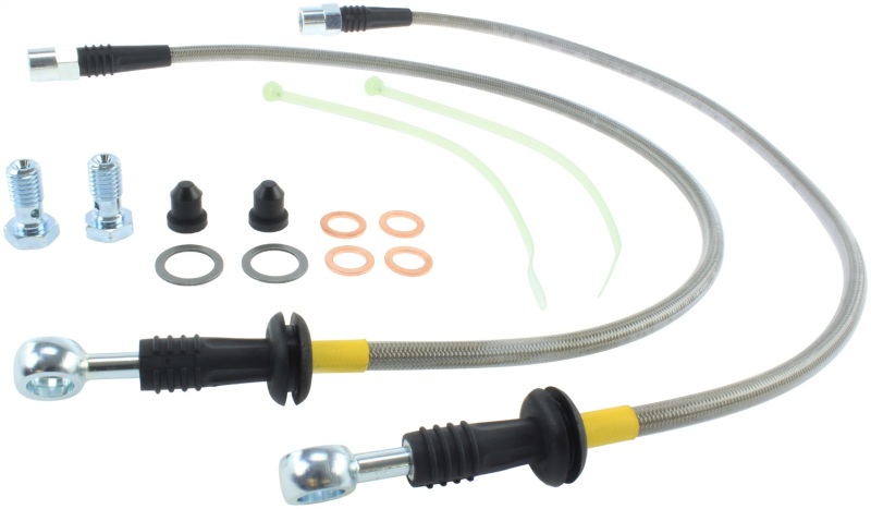 StopTech 02-06 Mini & Mini S Stainless Steel Front Brake Line Kit - 950.34007