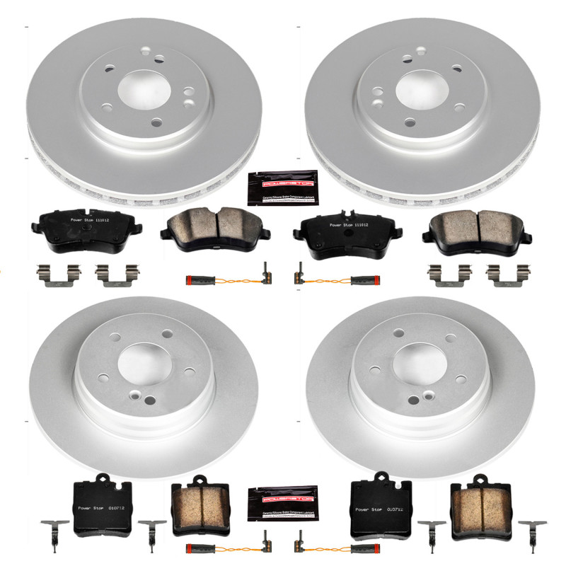 Power Stop 2003 Mercedes-Benz C230 Front & Rear Z23 Coated Brake Kit - CRK2783