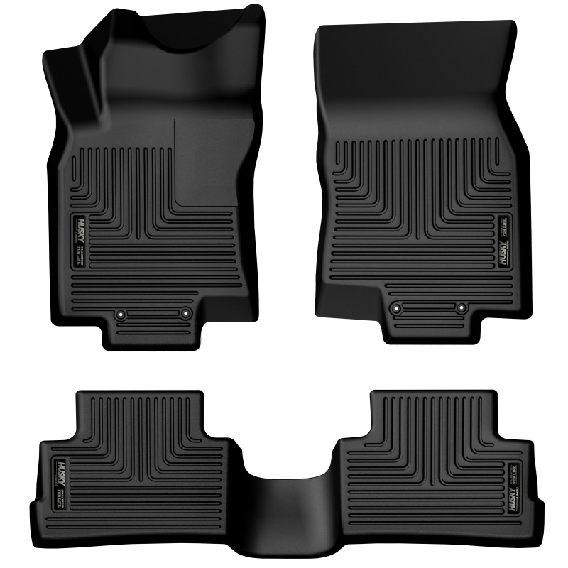 Husky Liners 17-22 Nissan Rogue Sport Weatherbeater Black Front & 2nd Seat Floor Liners - 99451