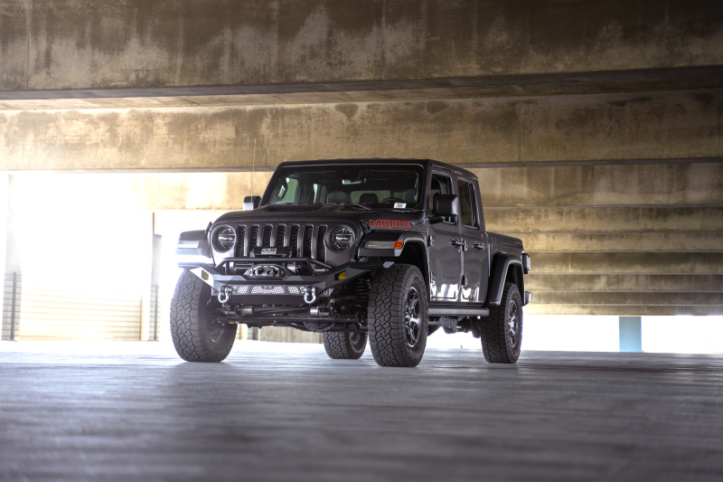 DV8 Offroad 07-18 Jeep Wrangler JK / 18-23 Wrangler JL / 20-23 Gladiator JT MTO Series Front Bumper - FBJL-12