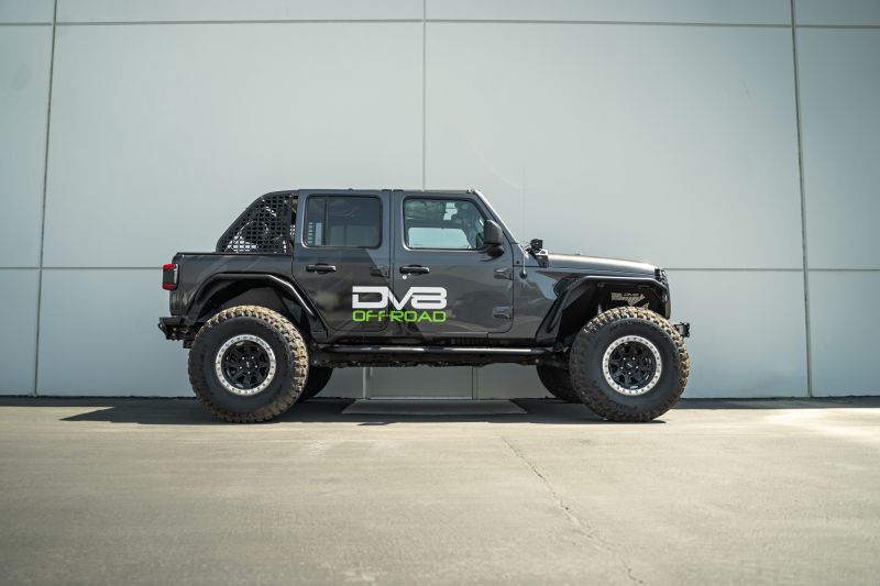 DV8 Offroad 18-23 Jeep Wrangler JL 4 Door Body/Pinch Weld Mounted Step - SRJL-08