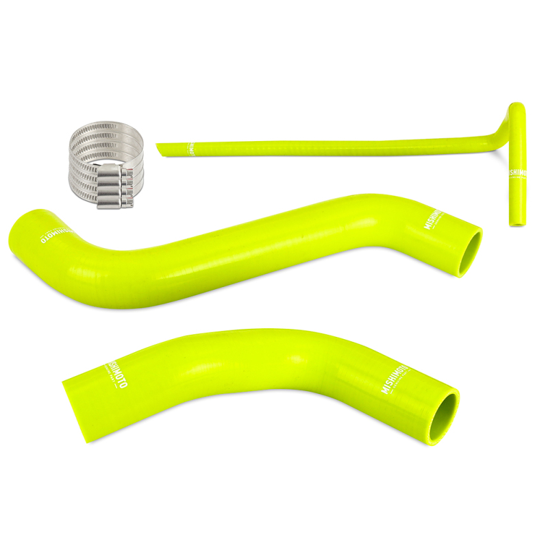 Mishimoto 2022+ Subaru WRX Silicone Radiator Coolant Hose Kit - Neon Yellow - MMHOSE-WRX-22NY