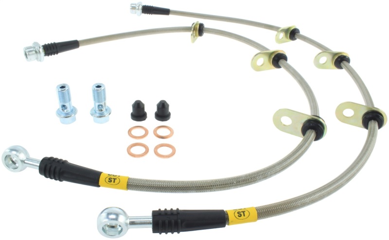 StopTech 08-12 Toyota Sequoia Rear Stainless Steel Brake Lines - 950.44524