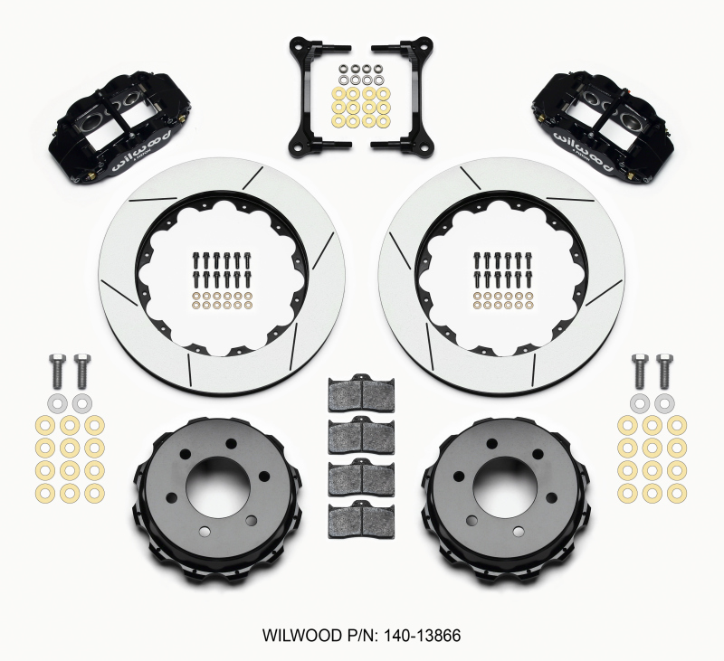 Wilwood Narrow Superlite 4R RearTruck Kit 14.25in 2012-Up Ford F150 (6 lug) - 140-13866