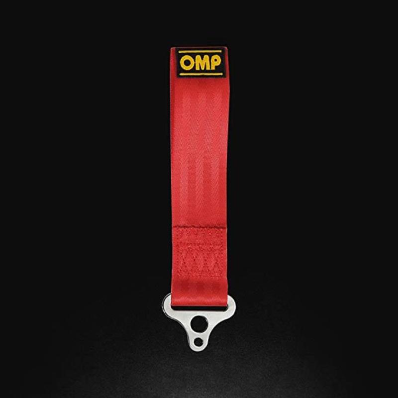 OMP Tow Hook Stainless Internal Diametre 100 mm - Medium Material (Red) - EB0-0578-061