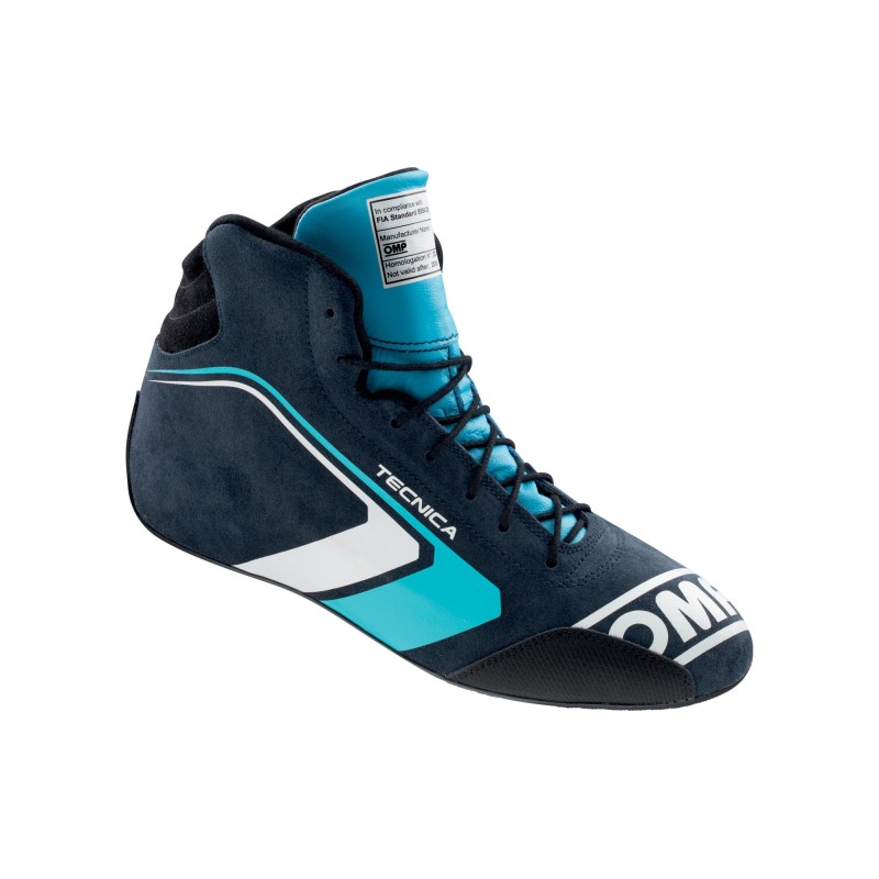 OMP Tecnica Shoes Blue/Cyan - Size 42 (Fia 8856-2018) - IC0-0823-A01-242-42