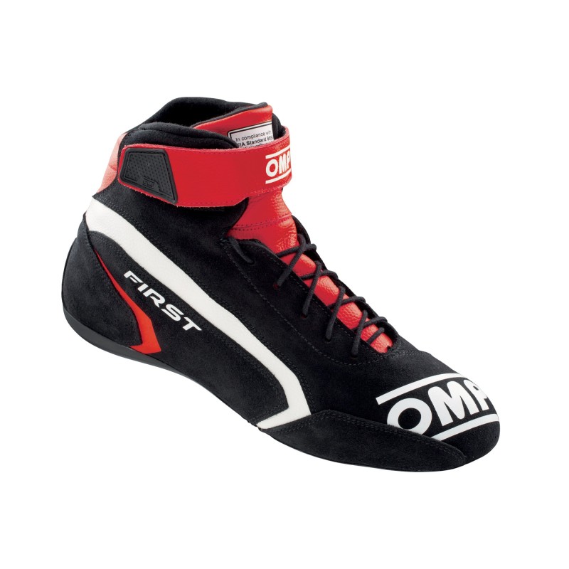 OMP First Shoes My2021 Red/Black - Size 47 (Fia 8856-2018) - IC0-0824-A01-073-47