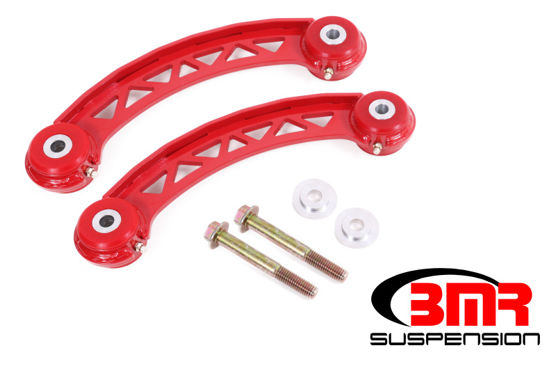 BMR 08-17 Challenger Non-Adj. Upper Trailing Arms (Polyurethane) - Red - UTA110R