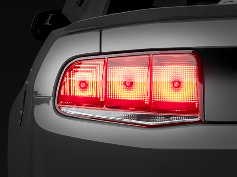 Raxiom 10-12 Ford Mustang Aero Tail Lights- Blk Housing (Smoked Lens) - 49145