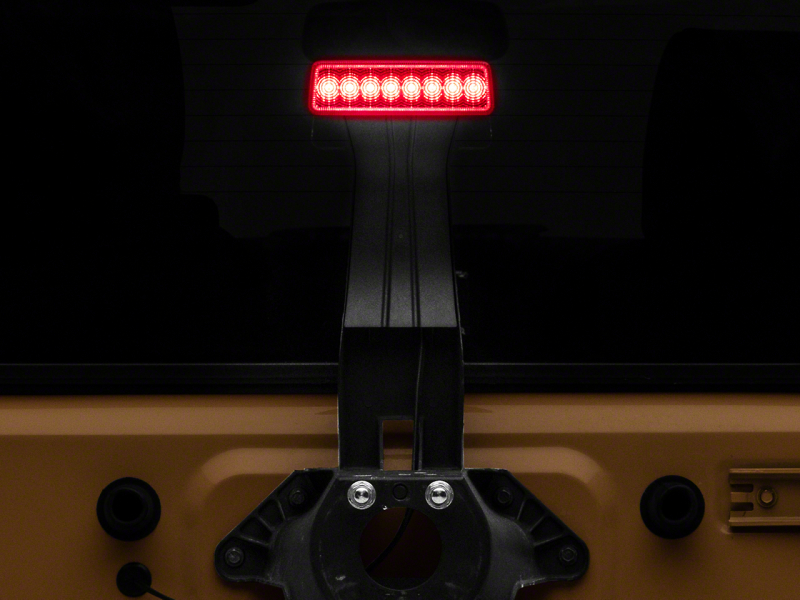 Raxiom07-18 Jeep Wrangler JK Axial Series Hyper Flash LED Third Brake Light- Red - J137870
