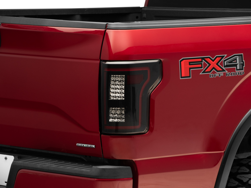 Raxiom 15-17 Ford F-150 w/Non-BLIS LED Tail Lights Sequential Turn Signals- Blk Hsng (Smoked Lens) - T544626