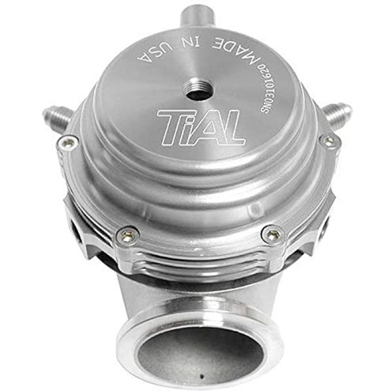 TiAL Sport MVS Wastegate 38mm 1.0 Bar (14.50 PSI)w/Clamps - Silver - 003868