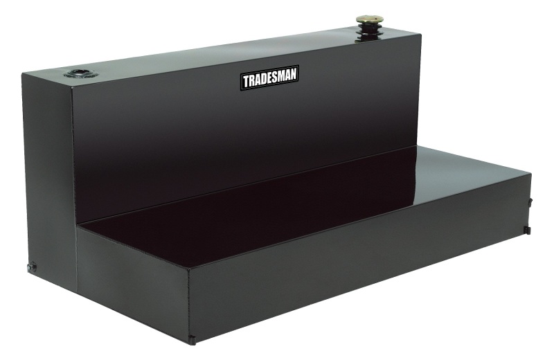Tradesman Steel L-Shape Liquid Storage Tank (Full Size) - Black - 73592