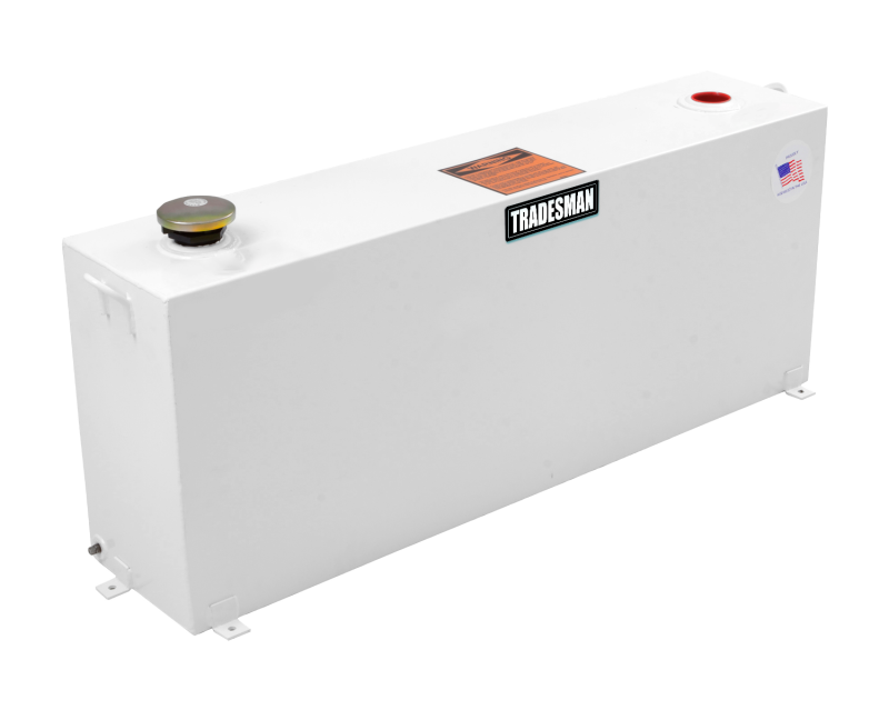 Tradesman Steel Rectangular Liquid Storage Tank (Full Size) - White - 83010T