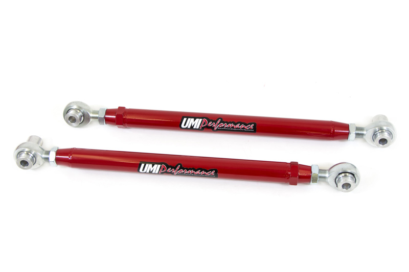 UMI Performance 05-14 Ford Mustang Double Adjustable Lower Control Arms - Chrome Moly - 1037CM-R