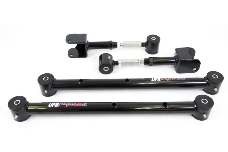 UMI Performance 64-67 GM A-Body Lower Control Arm & Adjustable Upper Control Arm Kit - 401526-B