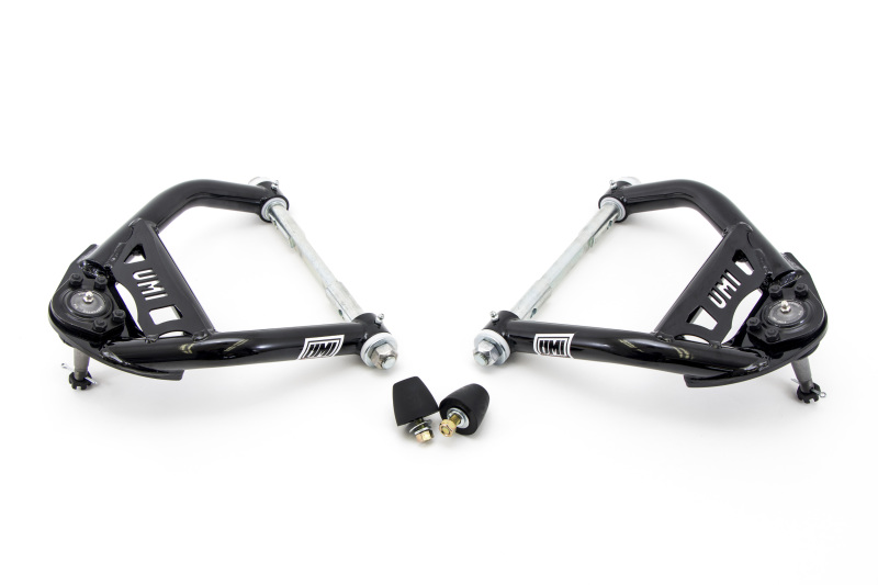 UMI Performance 64-72 A-Body Tubular Front Upper A-arms 1/2in Taller Ball Joints - 4033-1-B