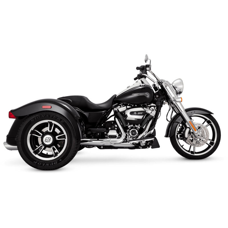 Vance & Hines Harley Davidson 17-22 Trike / Freewheeler Twin Slash Slip-On Exhaust - 16796