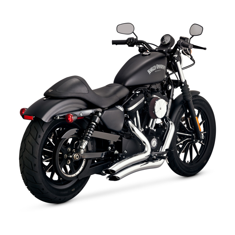 Vance & Hines HD Sportster 14-22 Big Radius 2-2 Chrome PCX Full System Exhaust - 26367