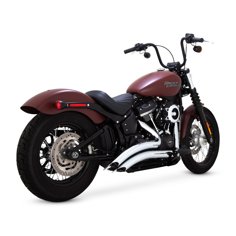Vance & Hines 18-22 Harley Davidson Softail / Street Bob 2-2 PCX Full System Exhaust - Chrome - 26377