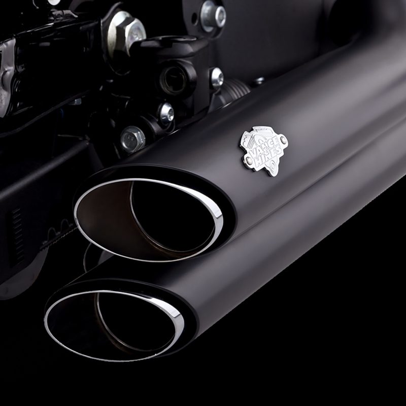 Vance & Hines 18-22 Harley Davidson Softail Shortshots Staggered PCX Full System Exhaust - Black - 47333