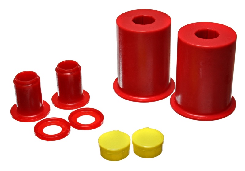 Energy Suspension 05-13 Ford Mustang Red Front Lower Control Arm Bushings (Must reuse outer metal sh - 4.3165R