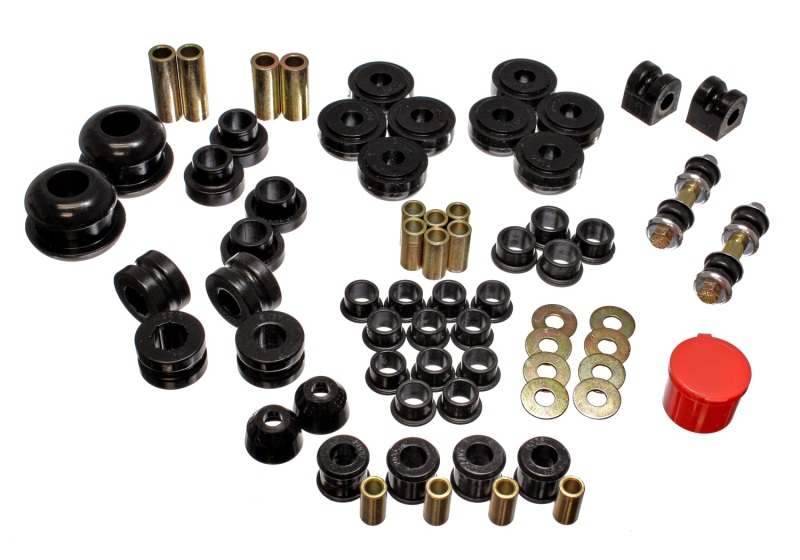 Energy Suspension 95-99 Dodge Neon FWD Black Hyper-flex Master Bushing Set - 5.18106G