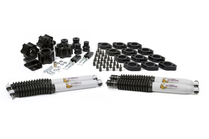 Daystar 2007-2018 Jeep Wrangler JK - 4in Combo Lift Kit (3in Suspension Lift / 1in Body Lift) - KJ09156BK