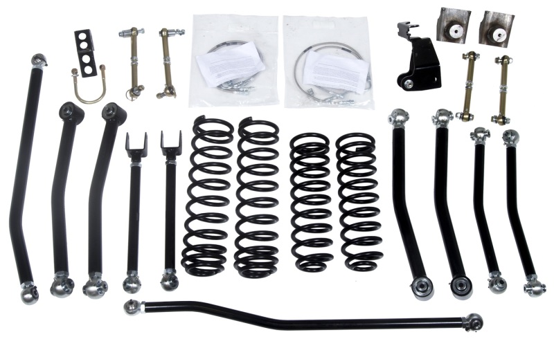 Daystar 2007-2018 Jeep Wrangler JK 3 Inch Low Center of Gravity Lift Kit Front and Rear - KJ09175BK