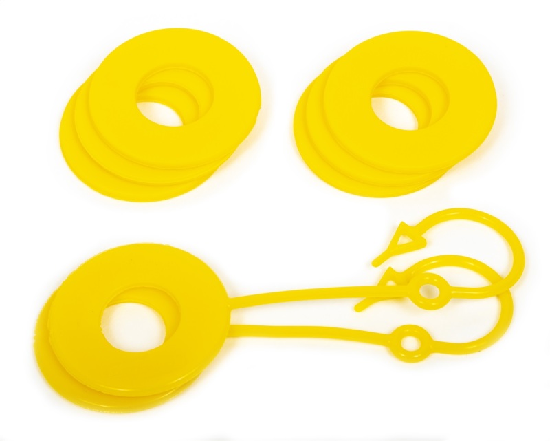 Daystar Yellow D Ring Isolator w/Lock washer Kit - KU70061YL