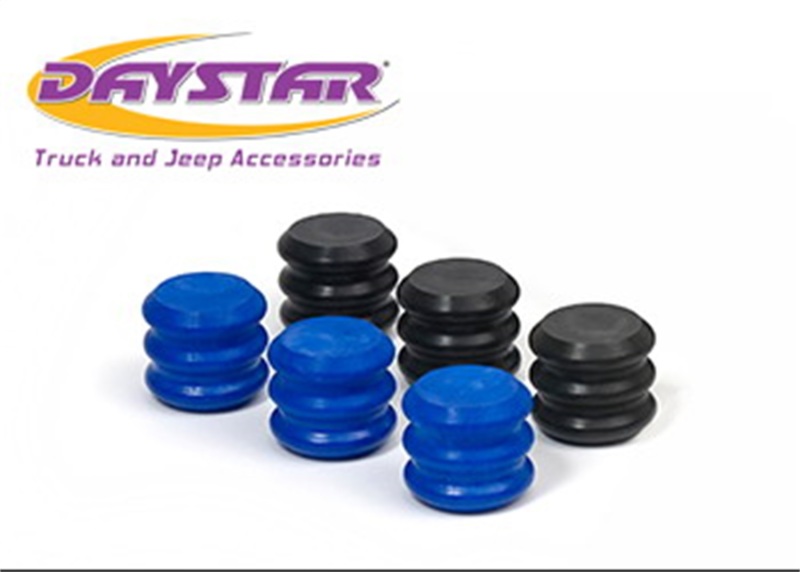 Daystar Stinger Bump Stop Rebuild Kit (Incl. 3 Black EVS Inserts and 3 Blue EVS Inserts) - KU71093