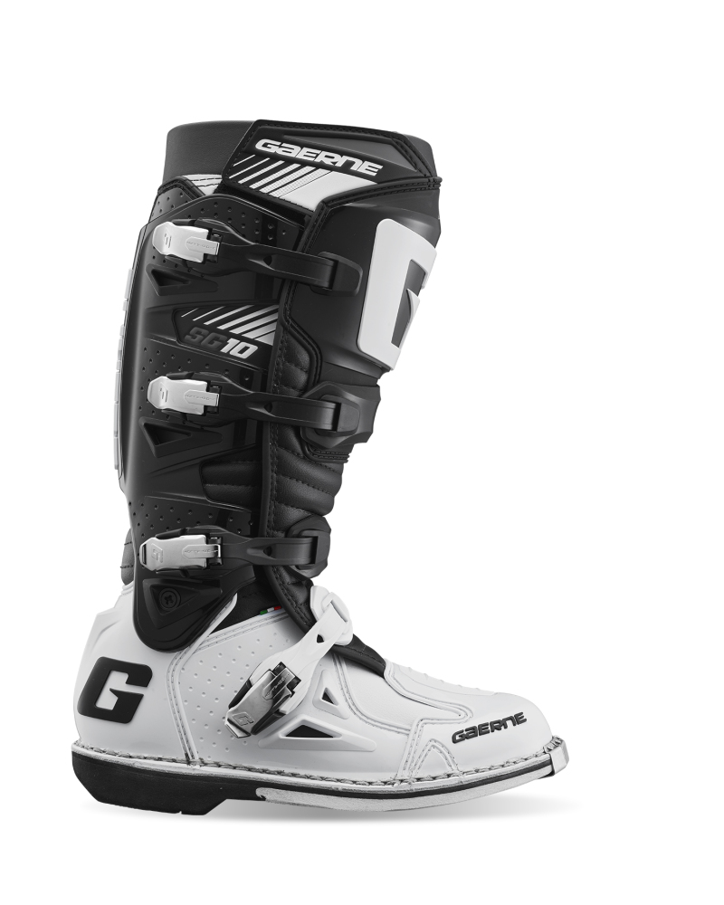 Gaerne SG10 Boot White/Black Size - 10.5 - 2190-014-10.5