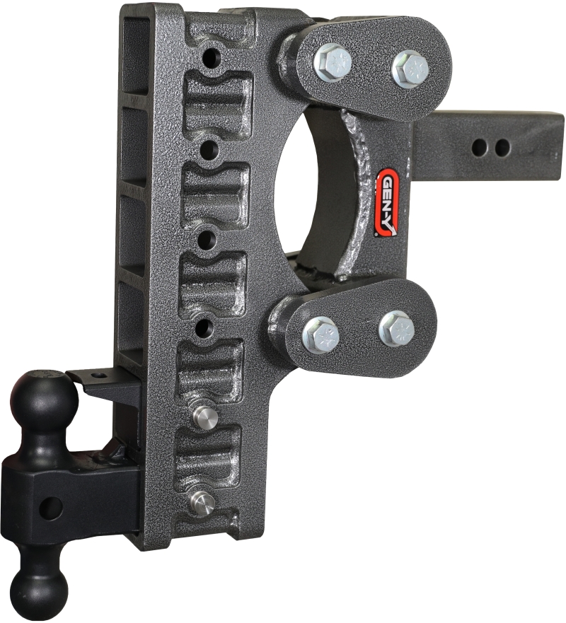 Gen-Y The Boss Torsion-Flex 2.5in Shank 12in Drop 21K Hitch w/GH-061 Dual-Ball/GH-062 Pintle Lock - GH-1326