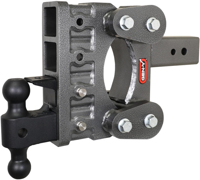 Gen-Y The Boss Torsion-Flex 3in Shank 6in Drop 21K Hitch w/GH-061 Dual-Ball/GH-062 Pintle Lock - GH-1824