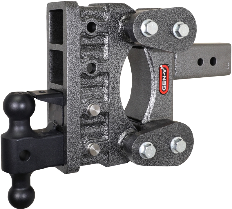 Gen-Y The Boss Torsion-Flex 3in Shank 6in Drop 32K Hitch w/GH-0161 Dual-Ball/GH-0162 Pintle Lock - GH-2224