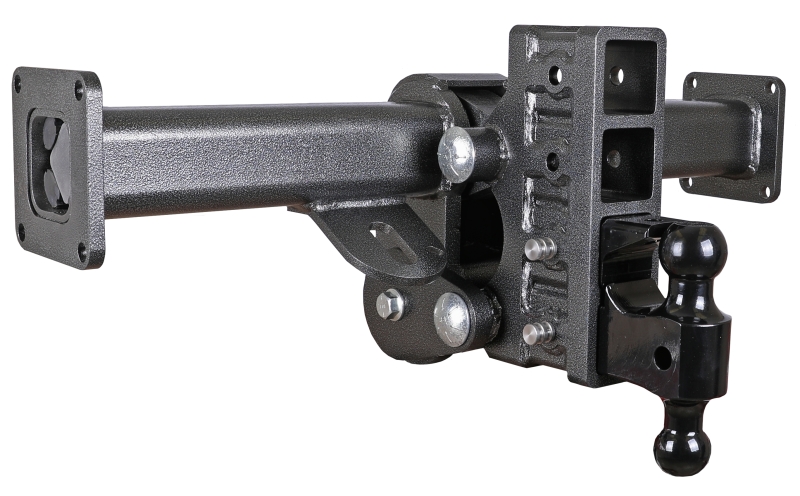 Gen-Y 33in Traveller Torsion-Flex 2.5in Shank 9in Drop 3.5K TW 32K Hitch Chassis Frame Mount - GH-6624