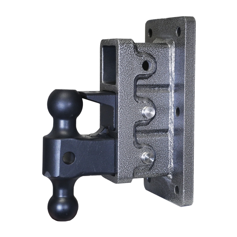 Gen-Y Mega Duty 2.5in Bolt-On 6in Drop 3K TW 21K Hitch w/GH-061 Dual-Ball/GH-062 Pintle Lock - GH-723