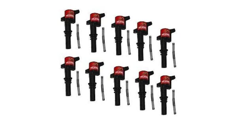 Granatelli 05-10 Ford 6.8L V10 3V Hot Street Coil On Plug Coil Packs - Black (Set of 10) - 25-3001-10