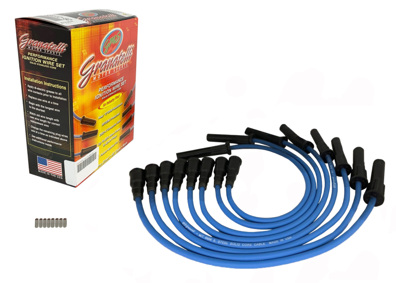 Granatelli 10-14 Ford 6.2L Blue Ignition Wires (Excl Coil Packs) - 28-2116S