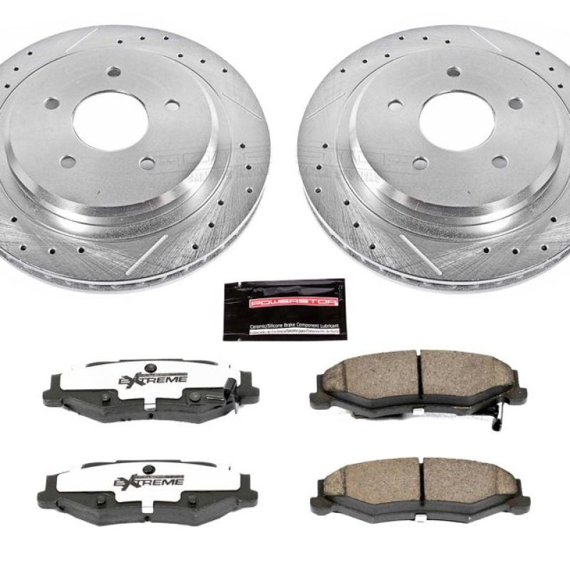 Power Stop 04-09 Cadillac XLR Rear Z26 Street Warrior Brake Kit - K1563-26