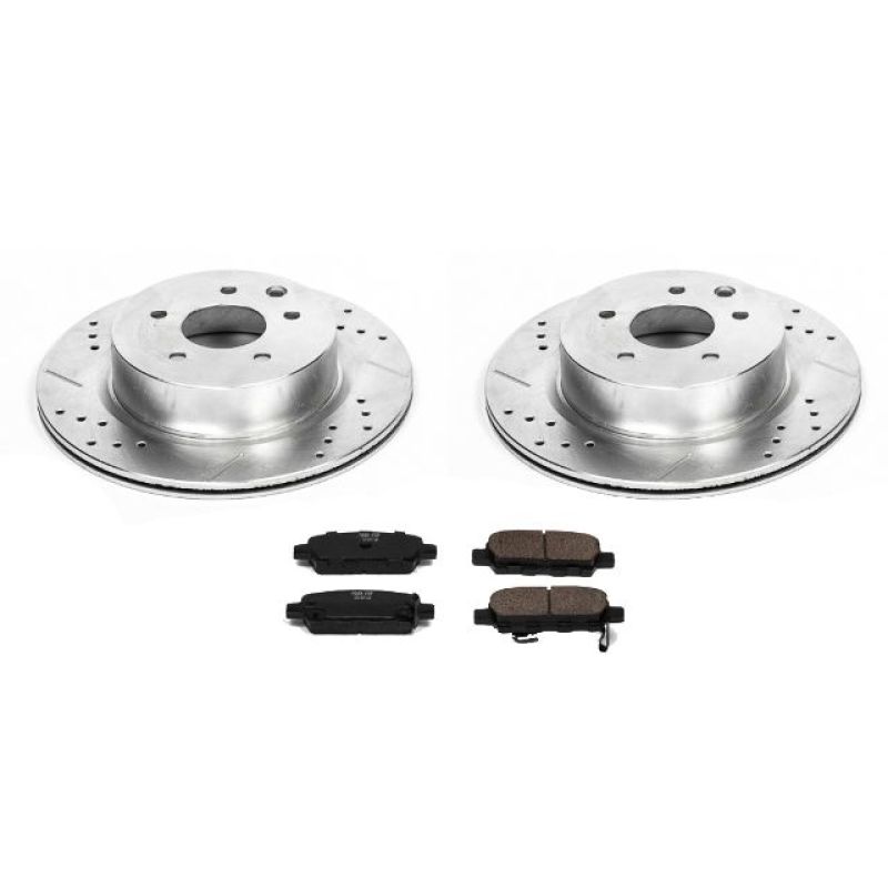 Power Stop 08-12 Infiniti EX35 Rear Z23 Evolution Sport Brake Kit - K179