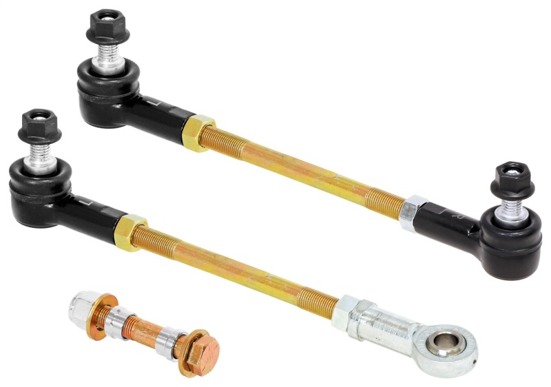 RockJock JL/JT Adjustable Sway Bar End Link Kit Front 8 1/2in Long Rods - RJ-243100-103