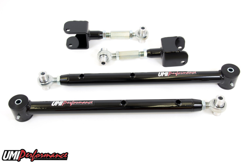 UMI Performance 78-88 GM G-Body Adjustable Upper & Lower Control Arm Kit - 301417-B