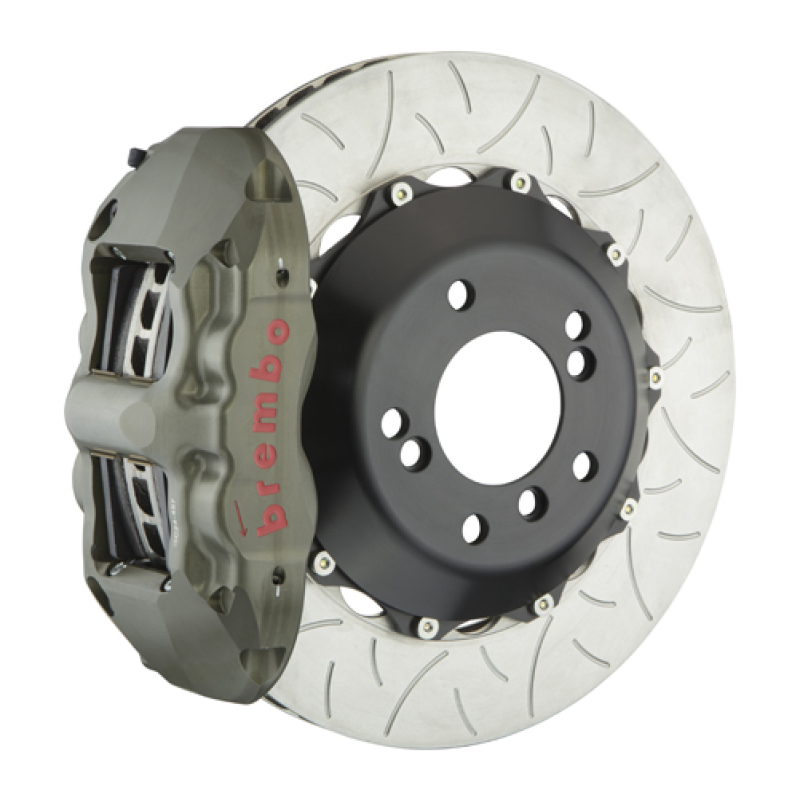 Brembo 06-12 997 Turbo (Excl PCCB) PISTA Rr Race BBK 4Pis Forged 350x28 x6 4a 2pc Rotor T3-Clear HA - 4K2.8014A