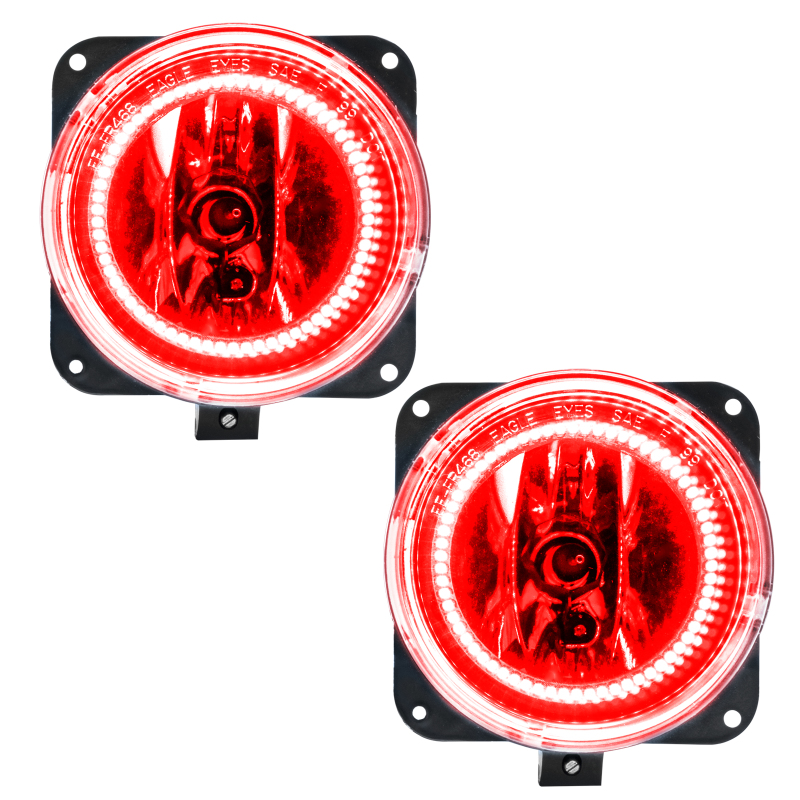 Oracle Lighting 05-07 Ford Escape Pre-Assembled LED Halo Fog Lights -Red - 7040-003